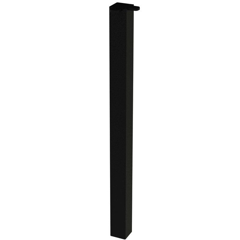 Pedestal Leg - 28" - Black - 4 Piece